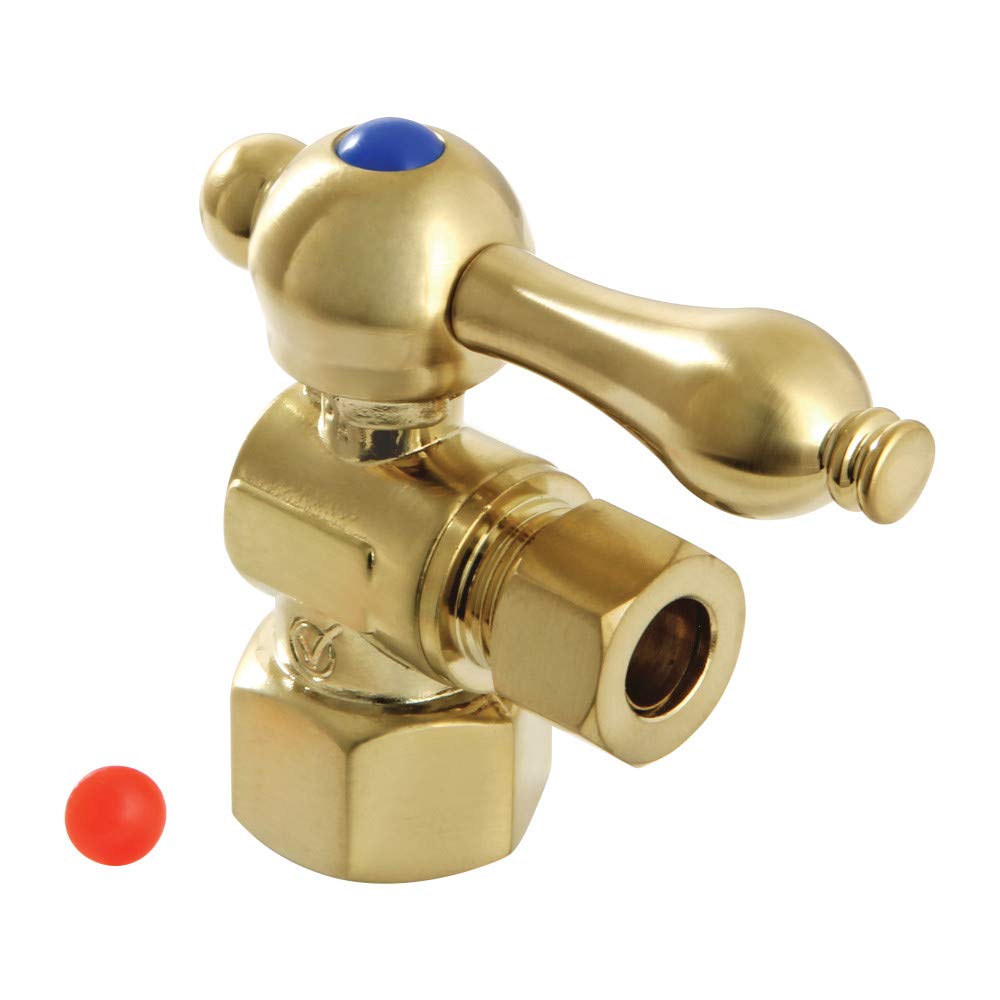 Robinet d'arrêt de luxe laiton brossé Kingston Brass CC43107 Vintage