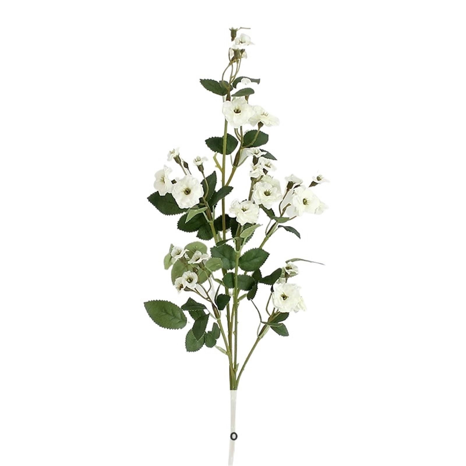 LuoAXINN Artificial Flower Branches 5 Pcs 75CM Artificial Flower Small Rose Indoor Dry Wedding Decoration(Color4)