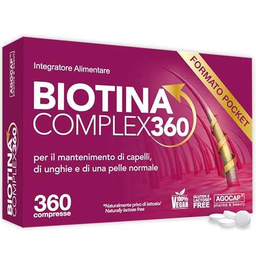 BIOTINA - COMPLEX 360 Mini Compresse Integratore Capelli