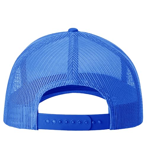 Image of TZ Promise Men Women Plain Cotton Trucker Cap with Breathable Mesh Back, Snapback Baseball Hats
