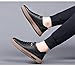 Hhhchpm Men's Spring-Autumn Casual Soft-Soled Fashion-able Multi-Purpose Sports Leather Shoes - Comfortable and Breathable - Suitable for Daily Outdoor Use (Black,7)