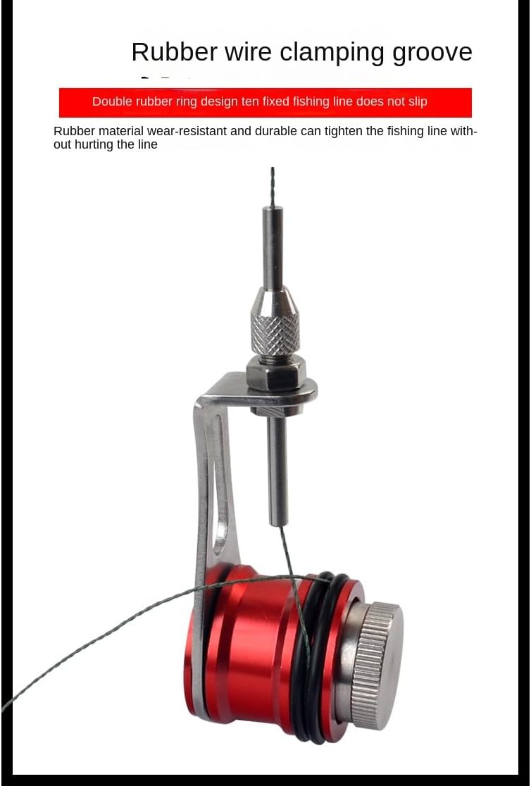 2pcs Metal PR Bobbin Knotter Fishing Line Winder Carbon Line PE Cable Assist