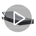 Image of DEVOKO Outdoor Rattan Wicker Sun Lounger Recliner for All Weather Comfort with Durable Metal Frame Ideal for Garden, Deck, Lawn, Poolside (Black & Grey)