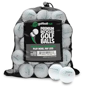 Recycled Golf Balls for Titleist Pro V1x 2021 – Premium Performance Used Golf Balls Bulk 4A Near Mint Condition – Includes Mesh Bag – (24-48)-Pack