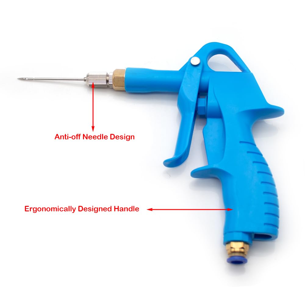 Pompe à Seringue électrique pour Viande Saline, Pistolet à Pompe à Bacon Haute Pression, Injecteur électrique, Processeur de Viande avec Aiguille en Acier Inoxydable 316 (4 aiguilles)