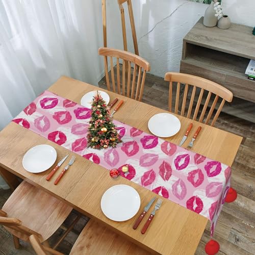 Chemin de table de Noël antispot pour protection table de cuisine - 8