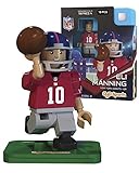 NFL GEN3 New York Giants Eli Manning Limited Edition Minifigures, Red, Small