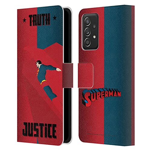 Étui portefeuille cuir Samsung A53 5G Superman protection antichoc DC