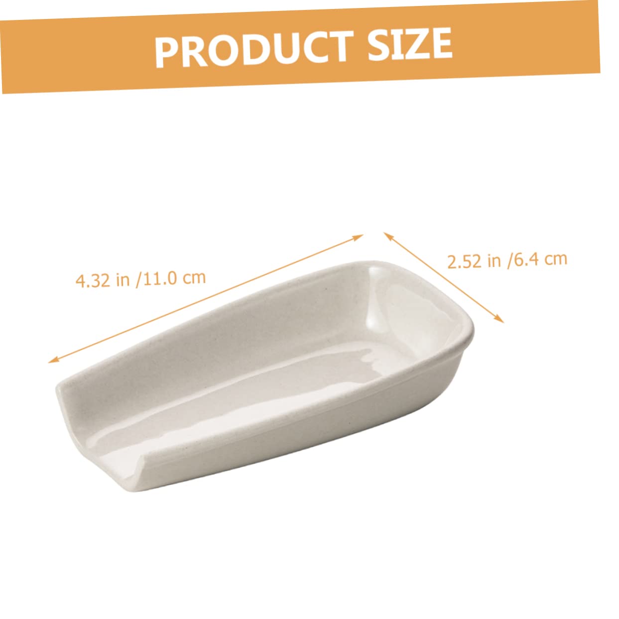 OHPHCALL Practical Tea Spoon Reusable Tea Spoon for Loose Tea Smooth Ceramic Scoop Tea Spoon for Loose Tea Leaves Small Tea Scoop