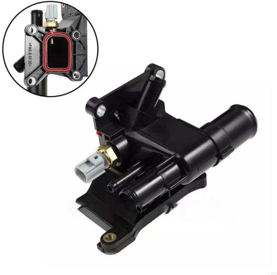 C4DD Compatible Engine Coolant Water Outlet Fits for 3 5 6 LF9415179A 902690 Simple to Install Automotive Cooling System Part