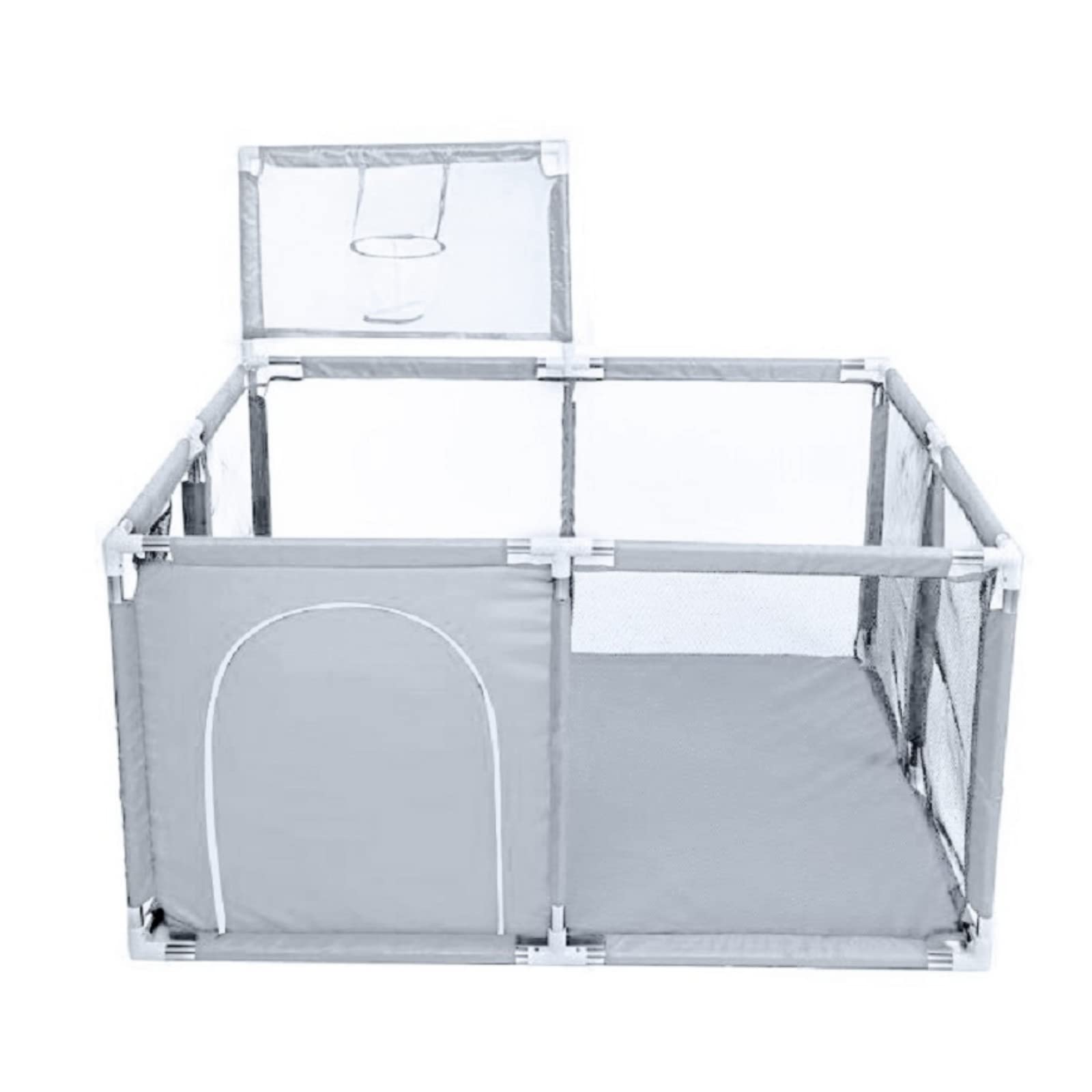 YAZOCO Box Bambini Maglia Traspirante Recinto Per Bambini Con Telaio da Basket Giochi Neonato Interno o Esterno