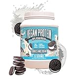 Huge Supplements Vegan Protein Powder - Cookies & Cream - Superior Plant-Based Protein Powder, 20g P