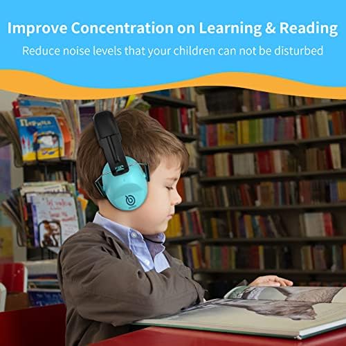 EAREST Baby Kids Ear Defenders Children Noise Cancelling Headphones Autism Noise Reduction Safety Ear Muffs NRR 20dB Protectors Foldable Padded Ear Cups Shooting Hunting Hearing Protection