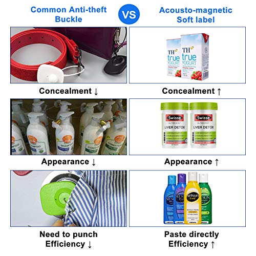 Leagerous SOFTTAG-MC-5K 5000 Pcs 58Khz Am Security Tags Soft Labels Compatible thumb #4
