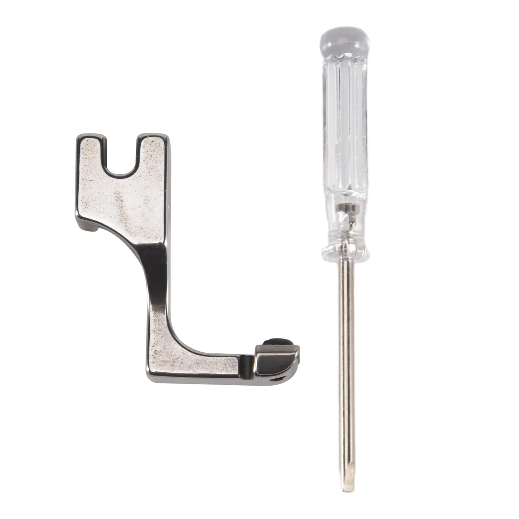 Bortivier Adjustable Zipper Presser Foot Unilateral Zipper Feet For Single Needle Lockstitch Industrial Sewing Machine Easy To Use