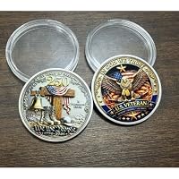 250 Years of Freedom Veteran Tribute Coin, 5pcs — image 2