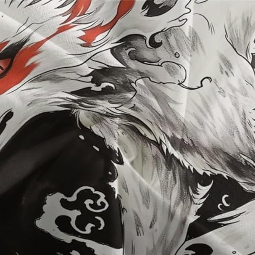 Housses de couettes loup en microfibre 3D douce 135x200 cm