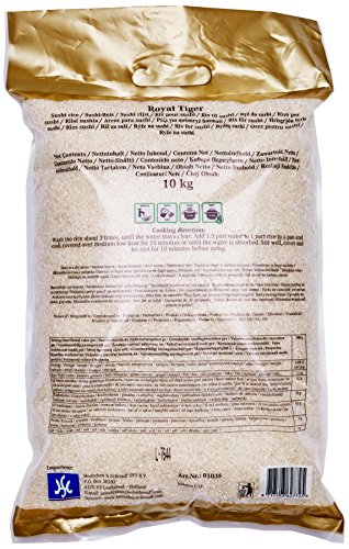 Foto von Royal Tiger Reis für Sushi, 1er Pack (1 x 10 kg)
