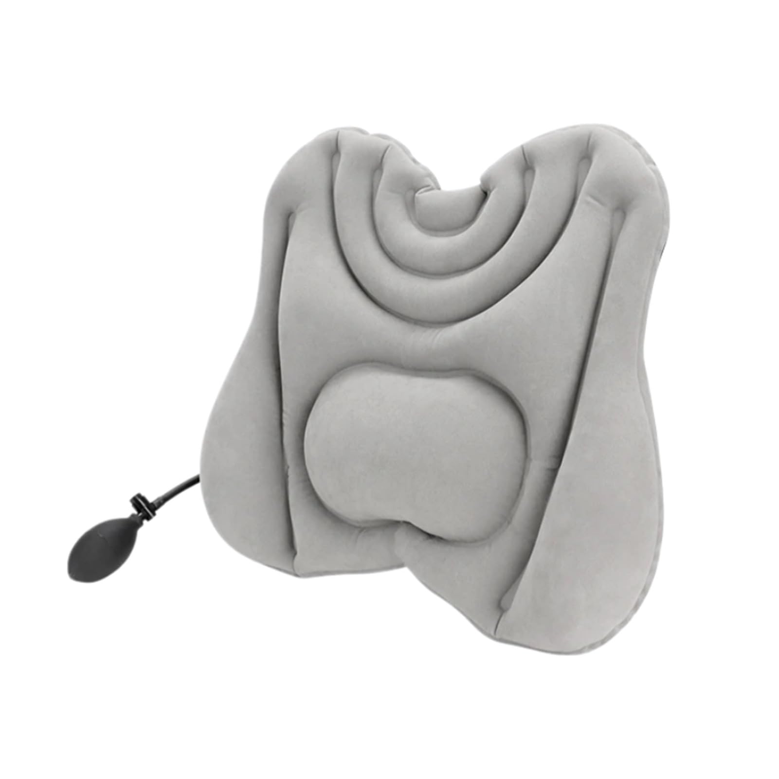 Hiverni car seat cushion Quick Inflatable Soft Portable Waist Cushion Relieve Lower Back Pain