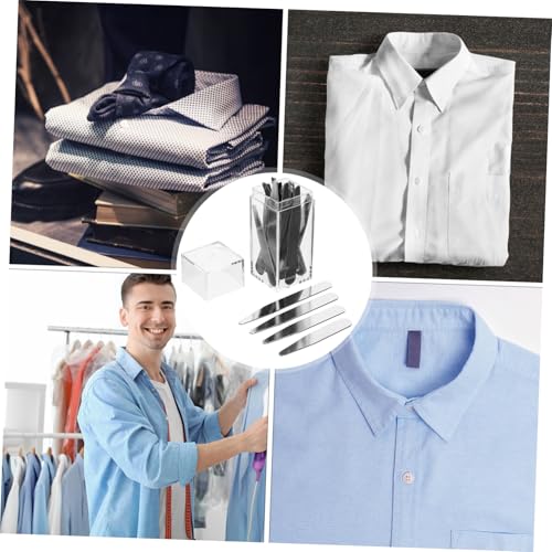 Varillas de acero inoxidable para cuello de camisa con bordes redondeados 5
