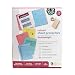 C-Line Top Loading Polypropylene Sheet Protectors, 8.5 x 11 Inches, 50 per Box, Assorted Colors (62010)