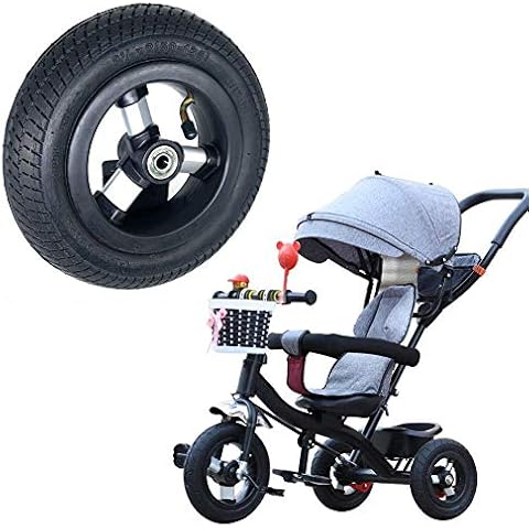 WE-WIN Pneu de poussette arrière Chambre à air Pneu intérieur bébé tricycle Pneu pneumatique 8 1/2 x 2 (50-134) 8" 5" Cover