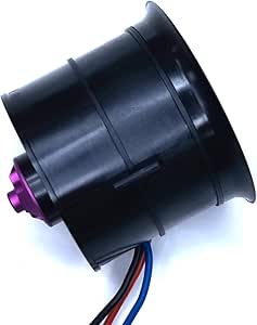 DoBoFo EDF 2.756in 6S 2300KV 25.2V 12 Aspas Con 80A ESC, Ventilador De Conductos Electrico Con Controlador De Velocidad Electronico Motor A Chorro