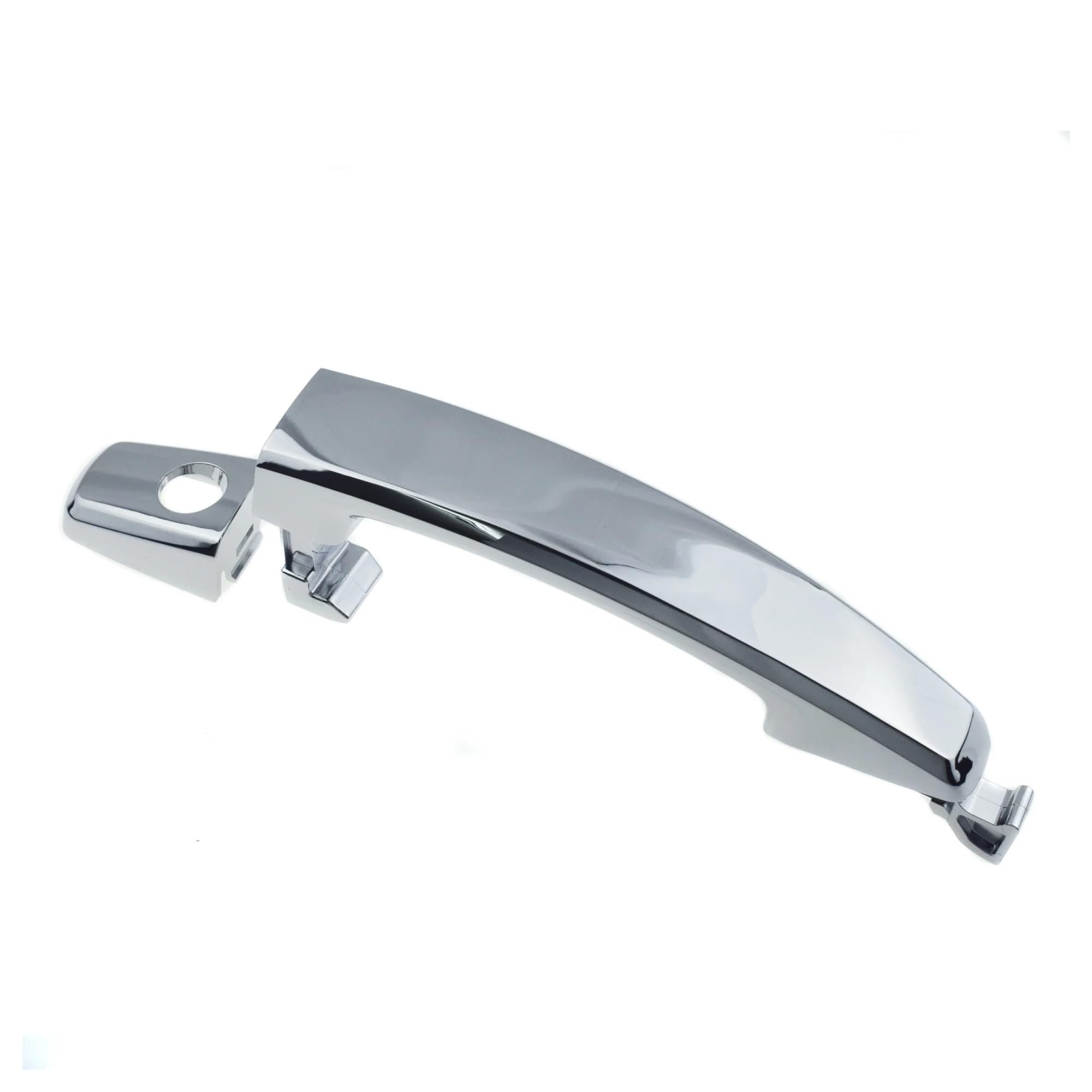 Punxdda Car Exterior Door Handle for Chevrolet for Captiva for Sport 2007-2015 for Aveo 2007-2011 Outside Door Handle Chrome Front Rear Left Right(Front X1 1 Hole)