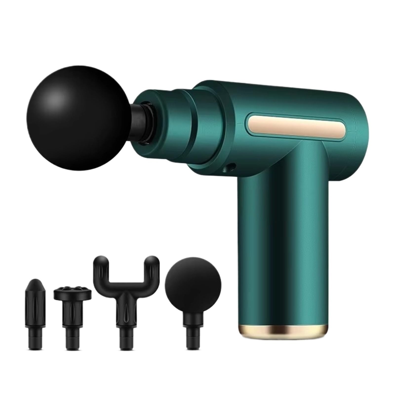 Masajeador portátil, Pistola De Fascia, Masajeador Relajación Muscular, Mini Impacto Vibratorio Inteligente, Masaje Eléctrico Cuerpo Completo Bolsillo Portátil(Green)