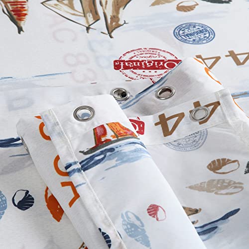 Ds Bath Yachots Shower Curtain,Fabric Shower Curtain,Contemporary Shower Curtains For Bathroom,Print Bathroom Curtains,Waterproof Shower Curtain,72" W X 72" H #TOP2