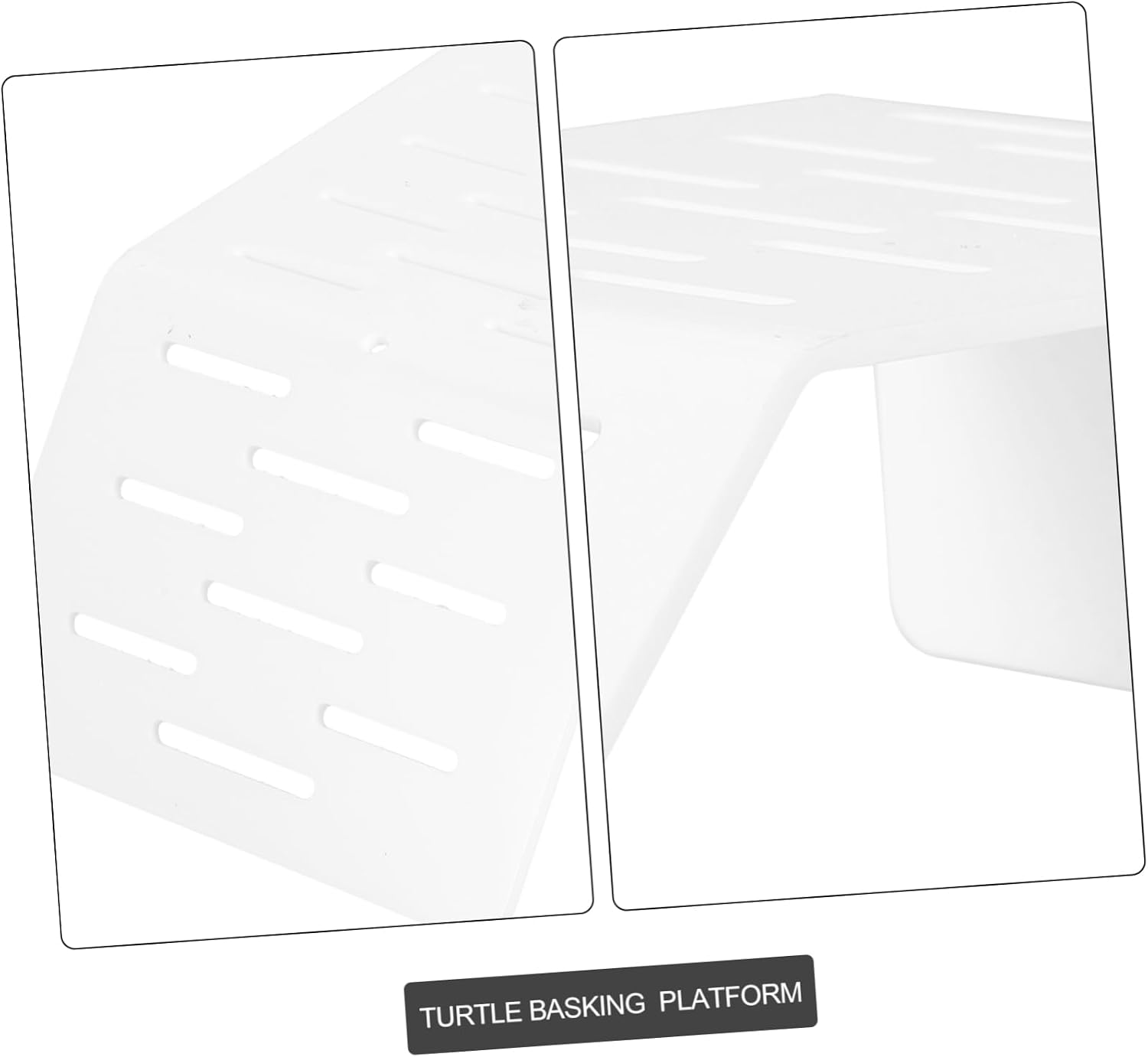 Turtle Hideout Aquarium Basking Platform Reptile Enclosure Multi-Functional Plastic Climbing Hill