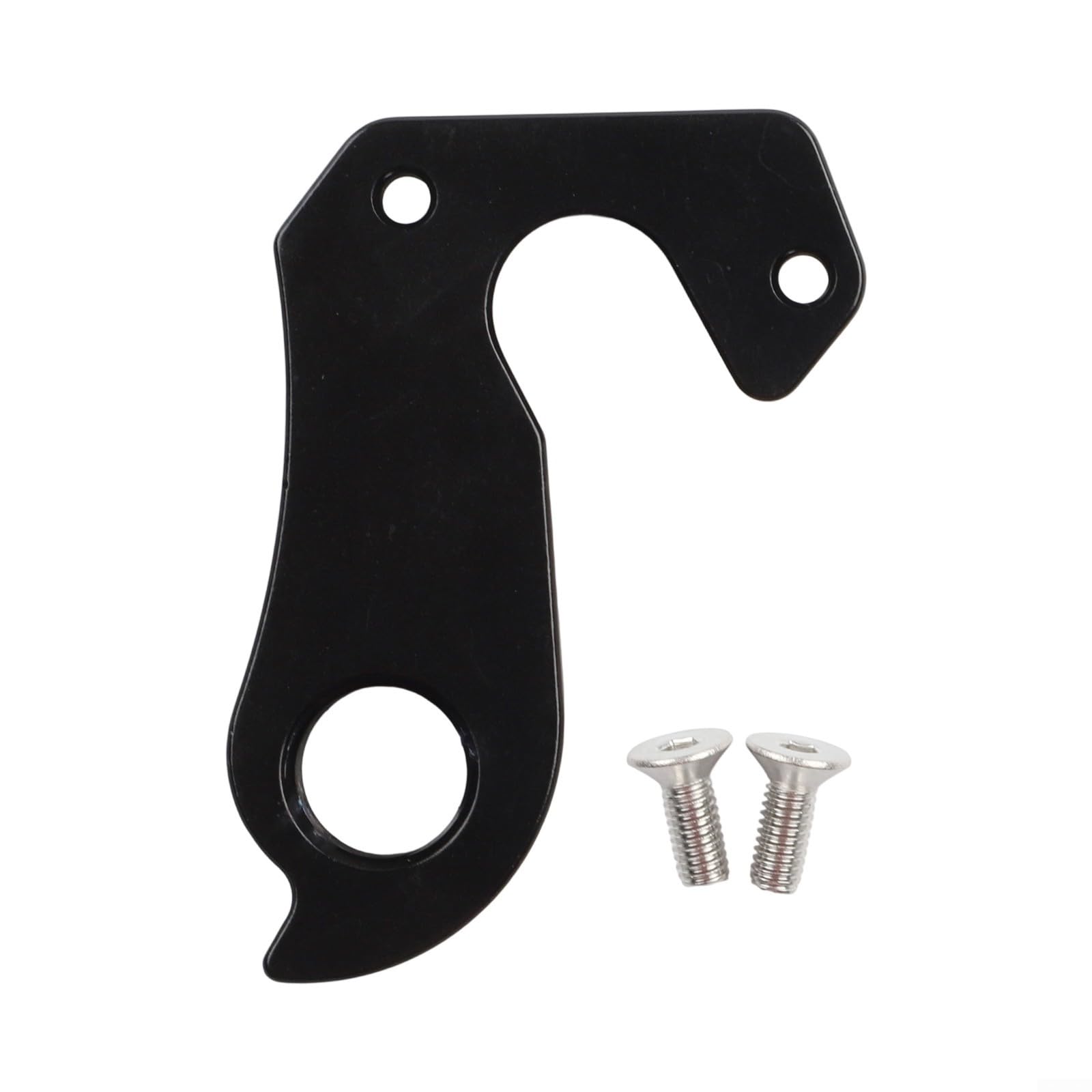 Forcellino deragliatore posteriore BMC SLRO1, TE02-TE04, in lega di alluminio, lavorato a CNC, 46 × 32 × 8 mm, nero, con 2 viti di fissaggio