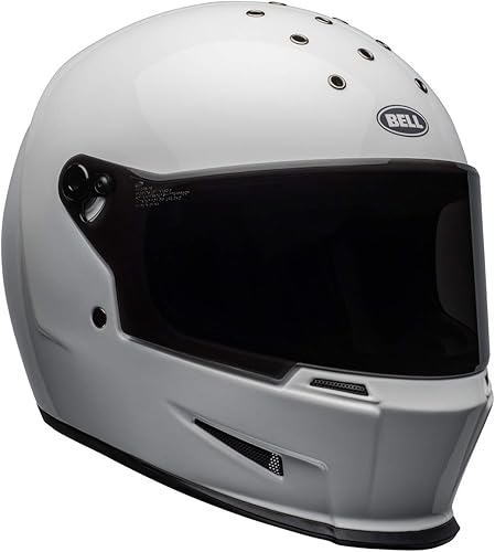 Bell Eliminator 2.0 Casco integral de motocicleta (blanco brillante, grande)