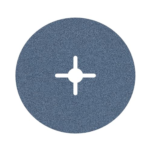 Image of Bosch Accessories 2 608 606 743 – Fibre Grinder Disc for Angle Grinders, Zirconium Corundum – 180 mm, 22 mm, 80 (Pack of 1)