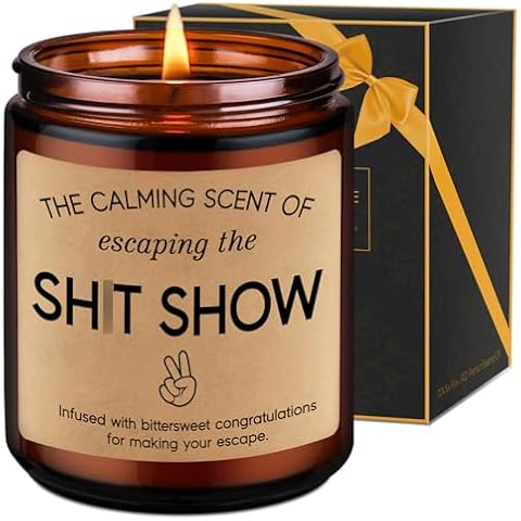 LEADO Scented Candle, Leaving Job Gifts, Farewell Gifts for Coworkers, Goodbye Gifts, Coworker Leaving Gifts for Women, Men - Congrats, Moving Away, Going Away Gifts for Coworker, Friends, Boss Cover
