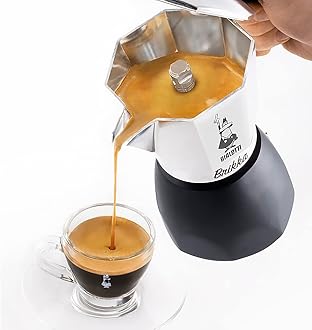 Bialetti Brikka Aluminium Stovetop Coffee Maker 4 Cup (180ml): Italian Made (New Brikka 2020) ; Moka Pot, the only coffee maker capable of producing the cream of the espresso 4 Cups