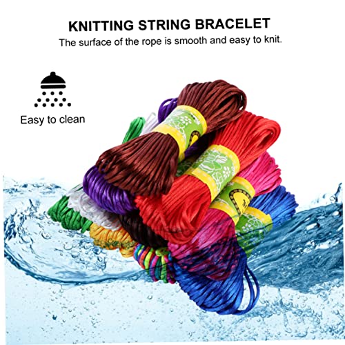 Cordón de satén de rata para pulsera de hilo y nudos chinos 7