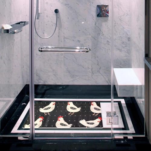 Tapete de baño antideslizante con ventosas de secado rápido 7