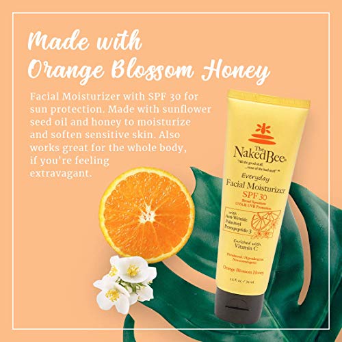The Naked Bee 2.5 Oz Vitamin C Facial Moisturizer Spf 30 -Orange Blossom - 2