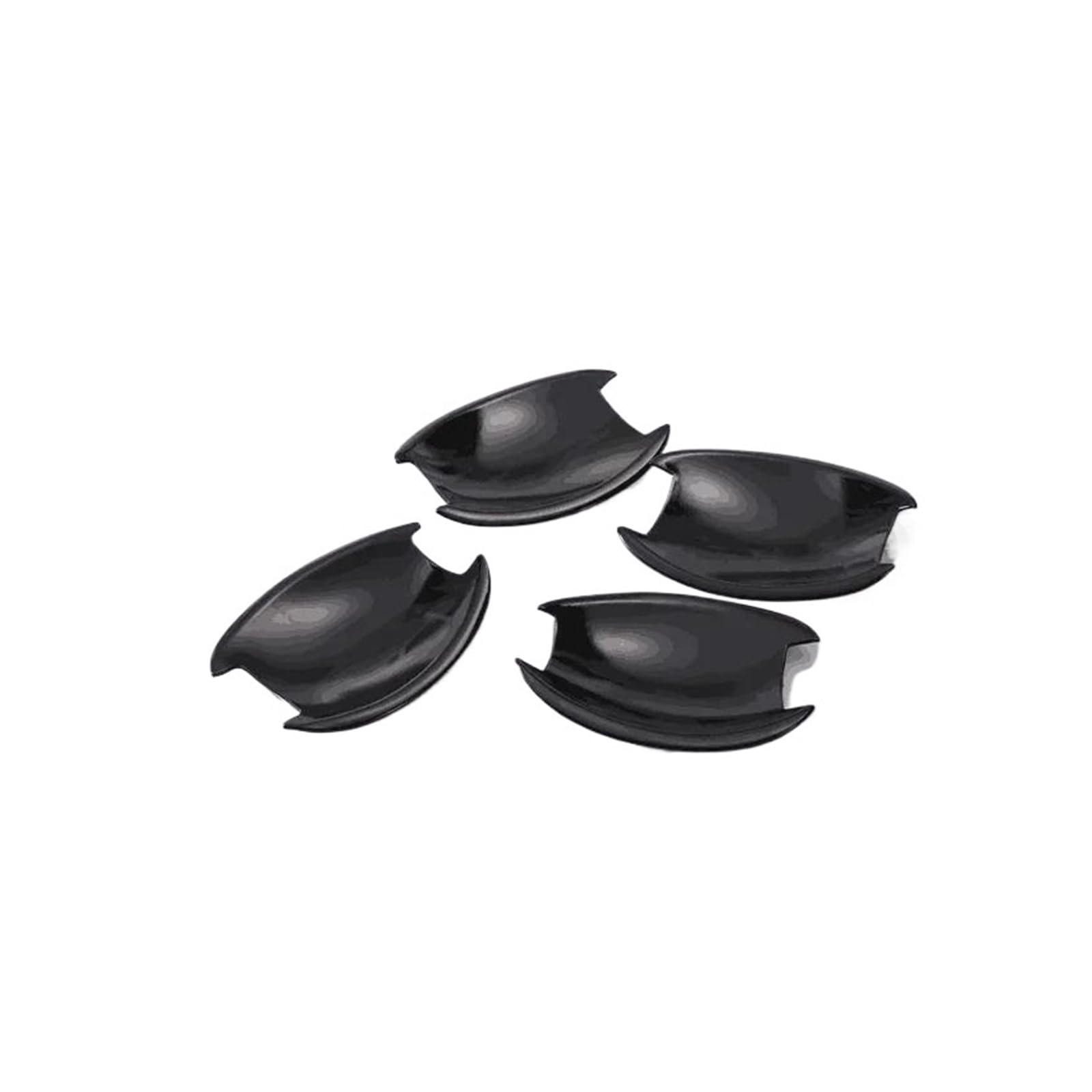 Atgcbcauf Black Bowl Car Door Handle Cover Trim Sticker For Hyundai For Sonata I45 2011-2014 Car Exterior Door Handles