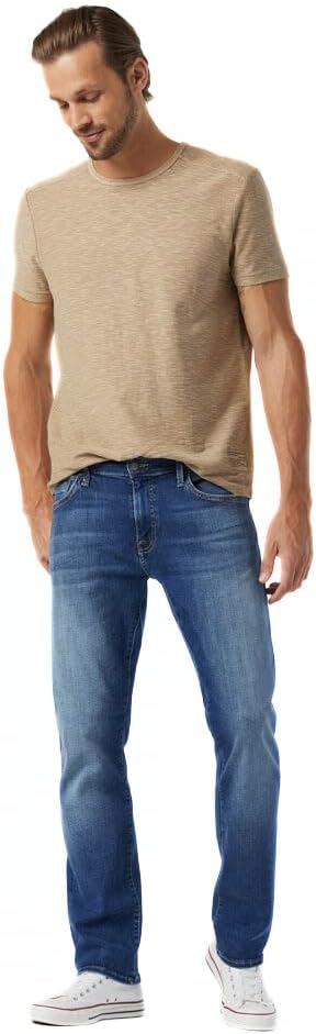Mavi Men's Zach Mid Rise Straight Leg Jeans, Deep Brushed Williamsburg