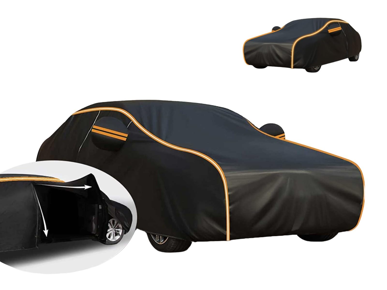 Autoplane Wasserdicht für Opel Meriva (2010-2017), Auto Abdeckplane Autoplane Winter Vollgarage Staubdicht Winddicht Regenfest Sonnenschutz Reißfest Atmungsaktiv mit UV-Schutz für Auto Außen
