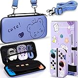 Weewooday Rabbit Protective Case and Carrying Case, Soft Slim Case Cover for Console and...