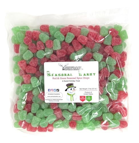 Christmas Red & Green Jelly Spice Drops 2 libras miniatura 1
