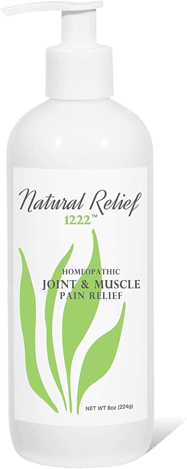 Natural Relief 1222 Relieves Chronic Muscle Pain, Joint Pain, Knee Pain, Back Pain, Finger Pain, Foot Pain & Inflammation Due to Arthritis or Injury 8oz : Health & Household