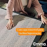Cama Box Solteiro Emma Original Cinza (88x188x37cm) – 1 ano de garantia glide