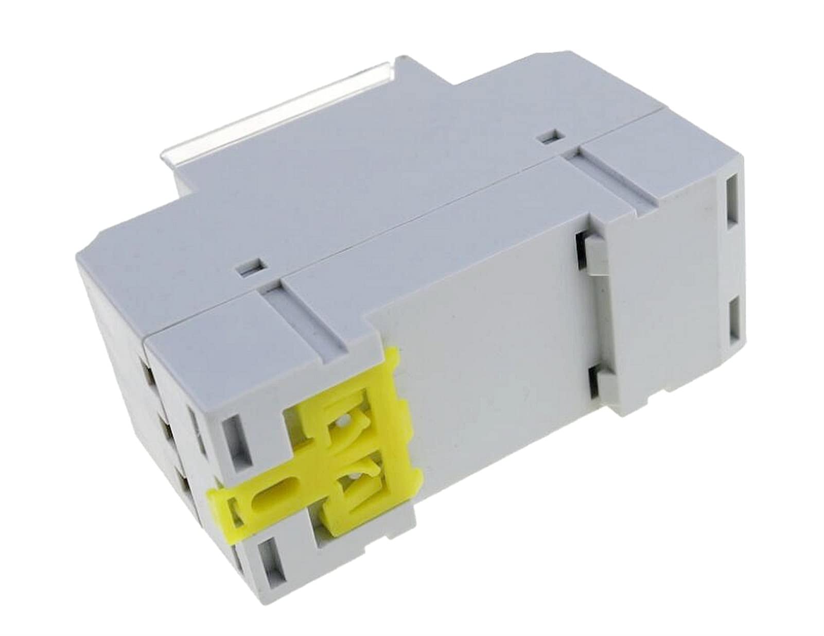 EZZON THC15A DIN-Schienen-Timerrelais, Zeitschalter, wöchentlich programmierbar, elektronischer Touchschalter, Klingelringgerät (Farbe: Rot drücken, Größe: 12 V DC)