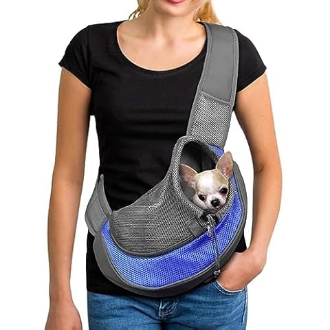 Pet Dog Cat Sling Carrier Bag Puppy Shoulder Carry Bag Hands Free Dog Front Carrier Cover