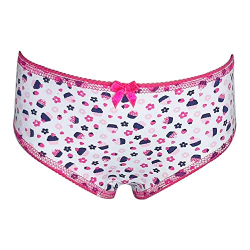 Kit 12 Calcinhas de Algodão Infantil Estampada (M)