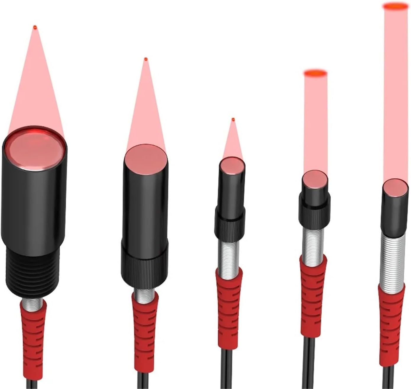 Fiber Optic Sensor Focusing Mirror M3 M4 M6 Diffuse Reflection Through-Beam Optical Switch(4HA)
